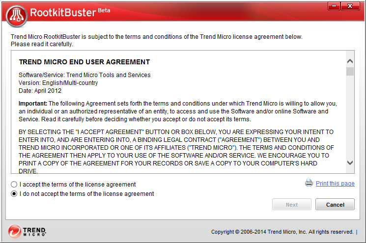 How to use Trend Micro's Rootkit Remover to Install a Rootkit